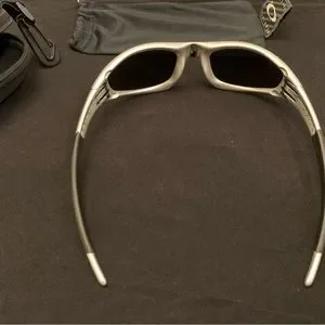 Accessories Oakley Straight Jacket Blue Flame In Grey Mens